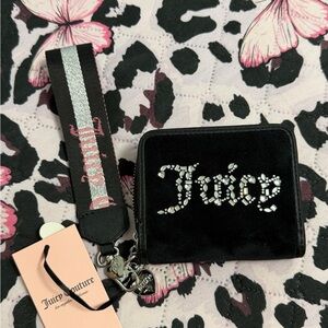 Juicy Couture Black Wallet with Strap